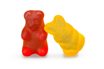 Candy candy bear confectionery confections gelatin gummies gummy - obrazy, fototapety, plakaty