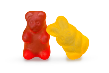 Rolgordijnen Candy candy bear confectionery confections gelatin gummies gummy © BillionPhotos.com