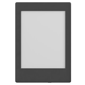 3d rendering illustration of an ebook reader
