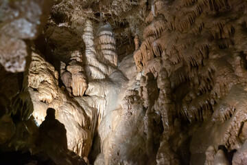 Picturesque view of Balcarka Cave in Czech Republic