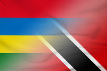 Mauritius and Trinidad and Tobago state flag transborder negotiation TTO MUS