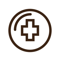 Obraz premium healthcare hospital medical medicine raw sign icon