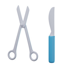 3D Surgical Kit Illustration