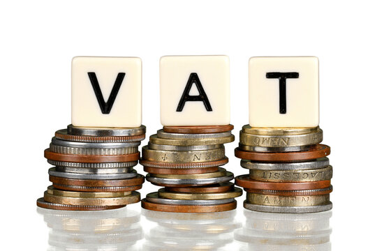 VAT - Value Added Tax - isolated image