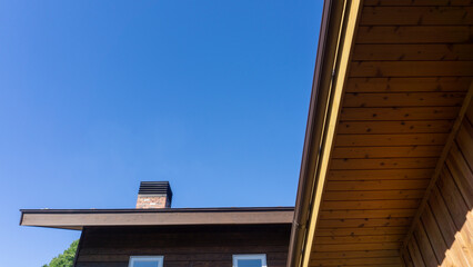 キャンプ場のコテージ