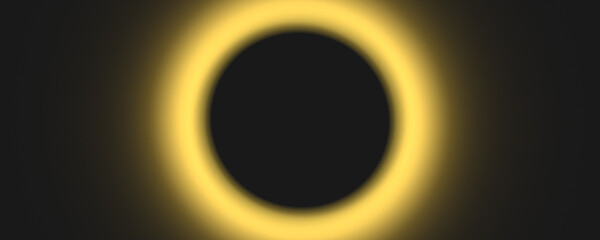 glowing cream yellow circle background