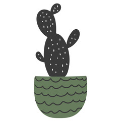 black cactus