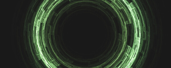 green space time machine hole background