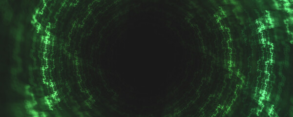 green space time machine hole background
