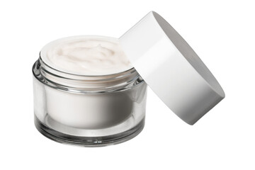 Cosmetic cream on table isolated