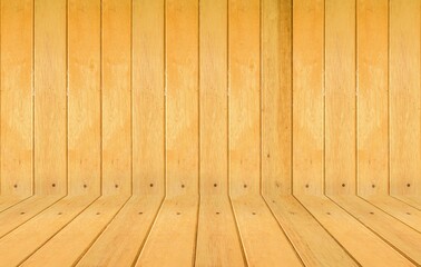 wooden wall background. empty room for design