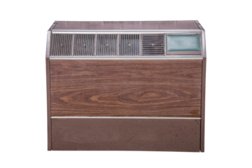 Old floor standing air conditioner.