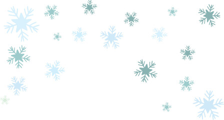 winter background with snowflakes