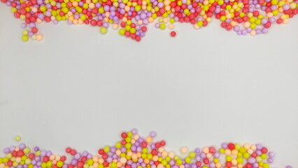 bubble frame colorful mix background