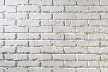 texture for background from vintage white Brick wall.