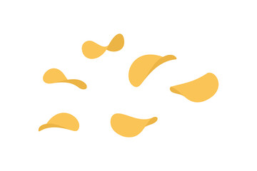 potato chip illustration vector design