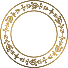luxury frame circle illustration-03
