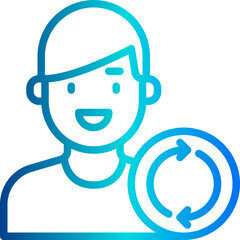 Refresh outline icon