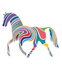 horse with ribbon © julpian