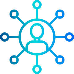 Communication outline icon