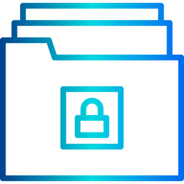 recommend clip art: Folder outline icon