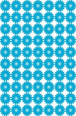 The illustrations and clipart. Blue circle pattern on white background.