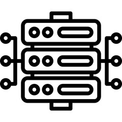 Hosting outline icon