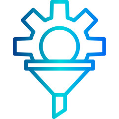 Filter outline icon