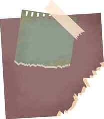 Fototapeta premium vintage sticky notes for scrapbook
