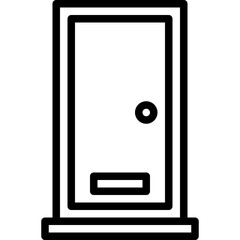 Doorstructure outline icon