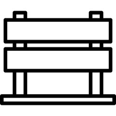 Fence_1structure outline icon