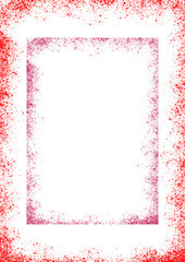 red frame for your text