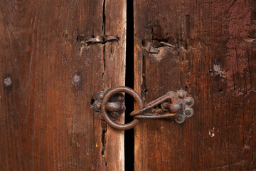 Fototapeta premium The traditional Korean doorknob shape is original and beautiful