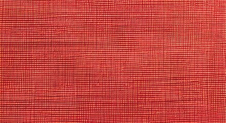 texture of natural red fabric or cloth in light red color. Fabric texture of natural cotton or linen textile material. Red canvas background.