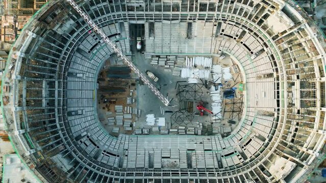 Jakarta International Stadium under construction