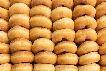 Top view of Sugar Donuts