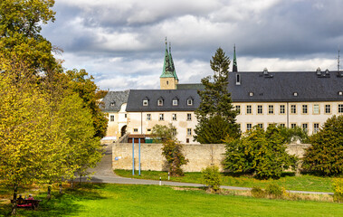 Fototapeta na wymiar Huysburg Kloster bei Halberstadt im Huy