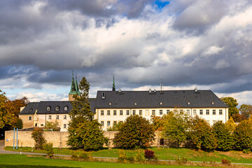 Fototapeta na wymiar Huysburg Kloster bei Halberstadt im Huy
