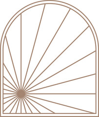 Monoline Arch Frame Vintage