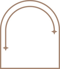 Monoline Arch Frame Vintage