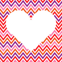 Obraz premium Pattern colorful hearts on white background. Color pattern with hearts. Space pattern hearts. Backdrop for valentines day or card love.