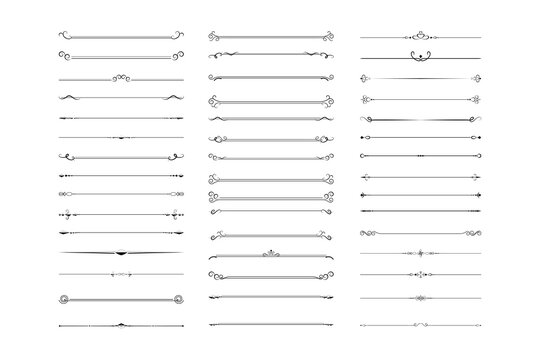 Classical Ornamental Divider Lines Bundle