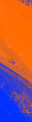 Abstract Blue Orange paint Background. Vector illustration design