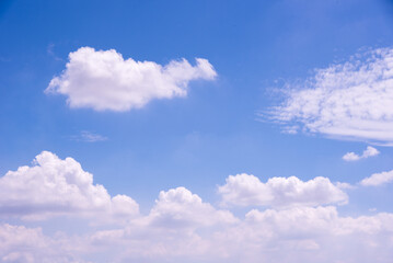 Sky background, blue sky with cloud, Blue sky and cloud on summer daytime
