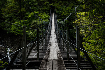 吊り橋　旅行　観光　自然