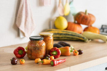 vegetables on the table