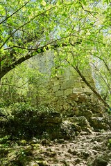 Obraz premium Ancient city and the ancient stone walls