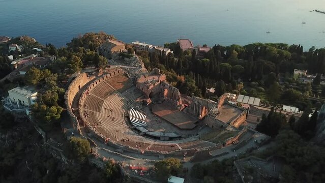 The antique theatre of Taormina