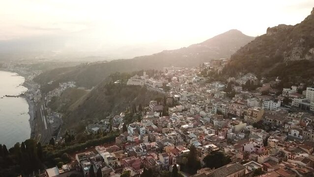 Famous Sicilian Riviera Taormina City, Italy