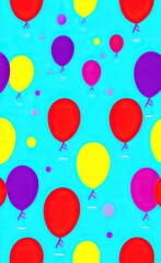 Colorful balloons ,Festive or party  balloons background